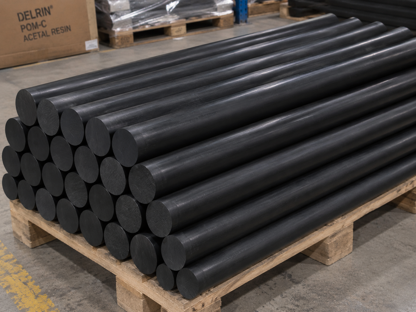 Delrin POM Acetal Rod supplier India - Visanix Global